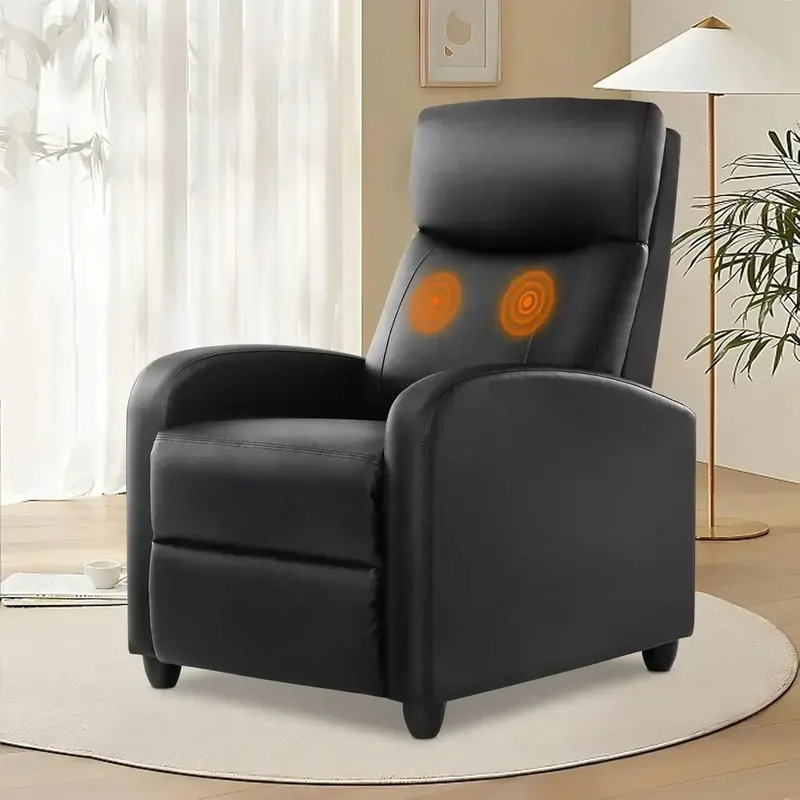 Single-Seat Living Room Recliner – Adjustable Massage Chair for Home Theater or Relaxation