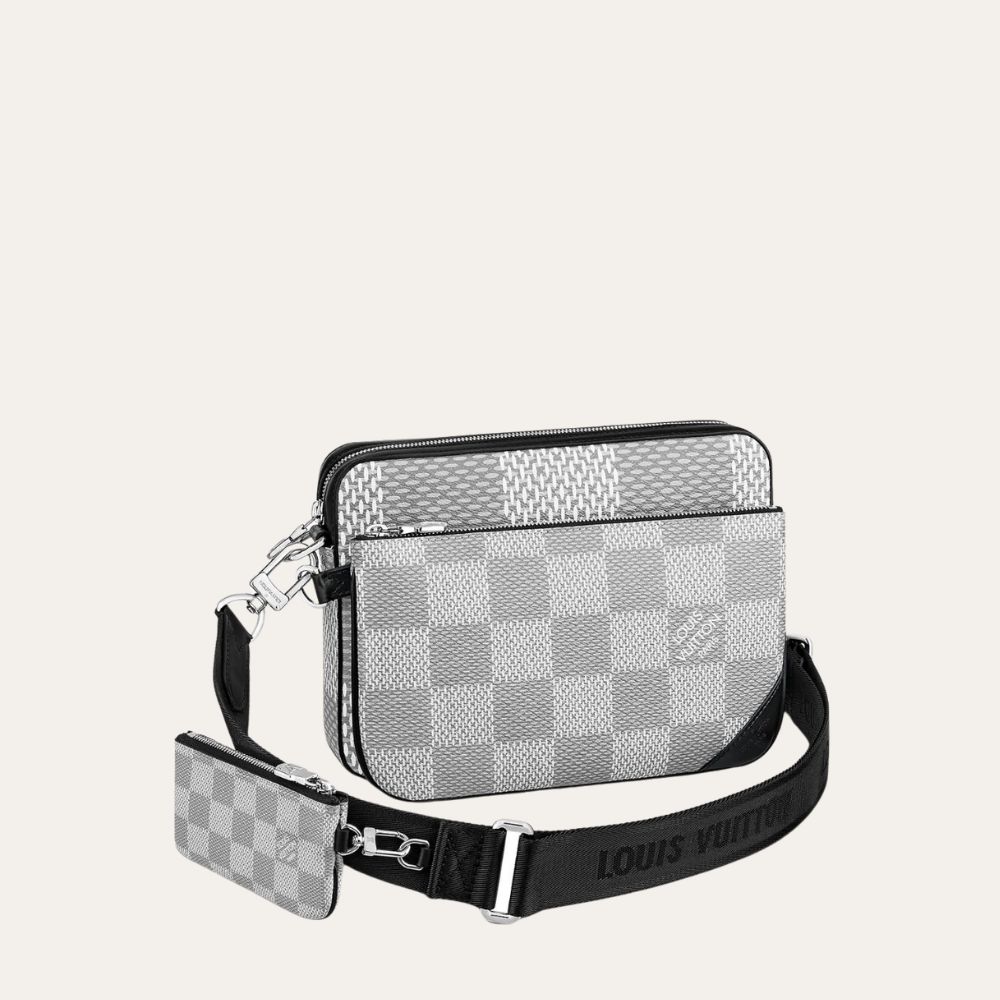 Louis Vuitton Trio Messenger Damier Graphite Plaster 9.8 Inches N50027