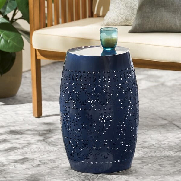 Lace Cut Design Metal Frame SIDE TABLE
