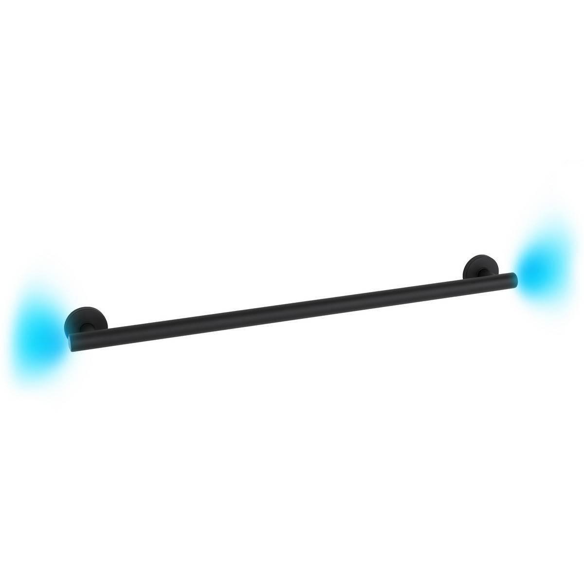 evekare Evk-0283-Icu 36x22 LED Nightlight Grab Bar in Matte Black