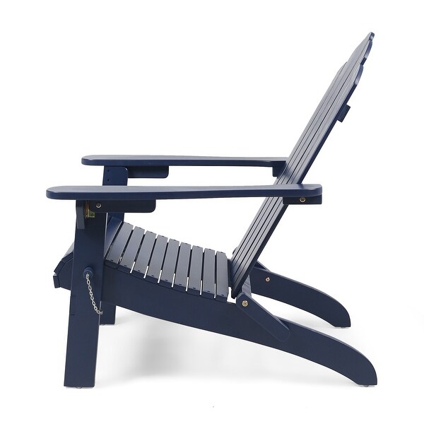 Hollywood Foldable Acacia Adirondack Chair by Christopher Knight Home
