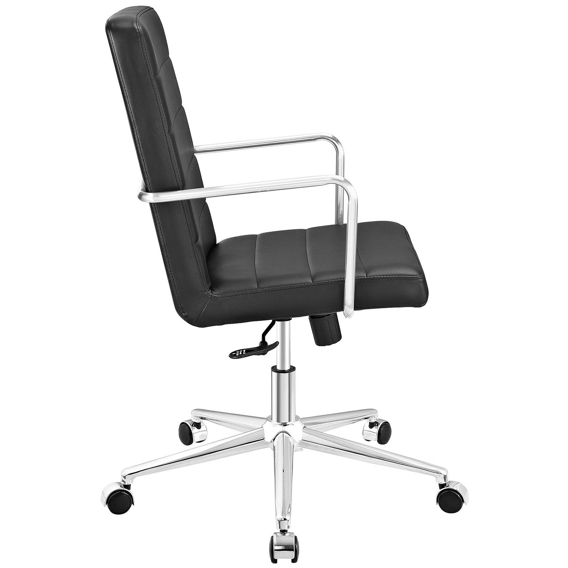 Modway Cavalier Black Highback Office Chair