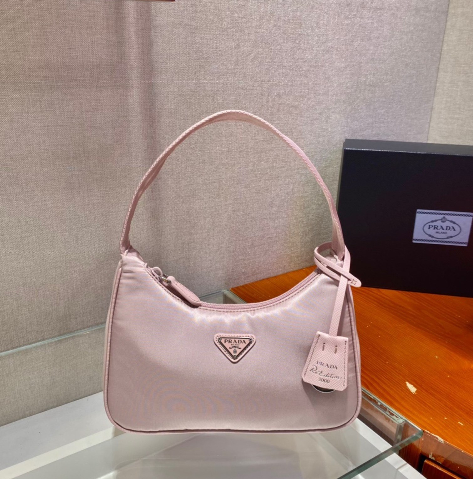 canvas pink prada hobo bag - cnluxepick