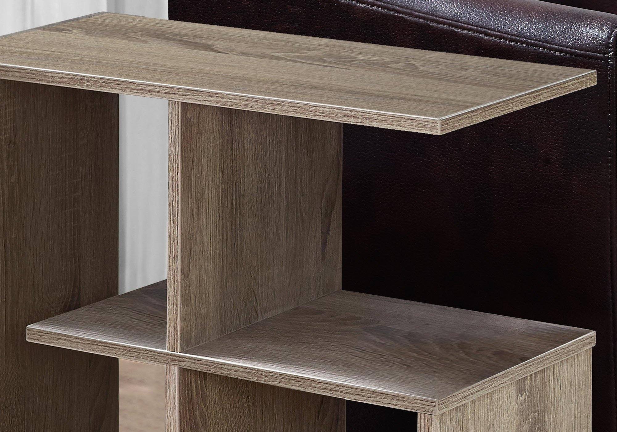Dark Taupe Particle Board Laminate Kitchen Cart