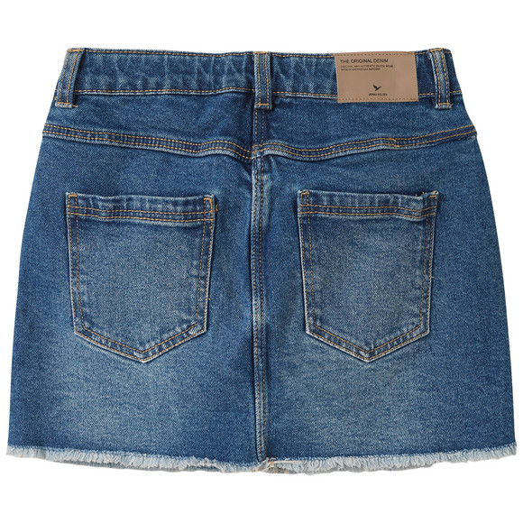 Jonas Nielsen Mädchen Jeansrock mit Used-Details
