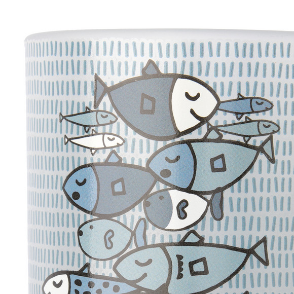 My Home Windlicht mit Fisch-Prints