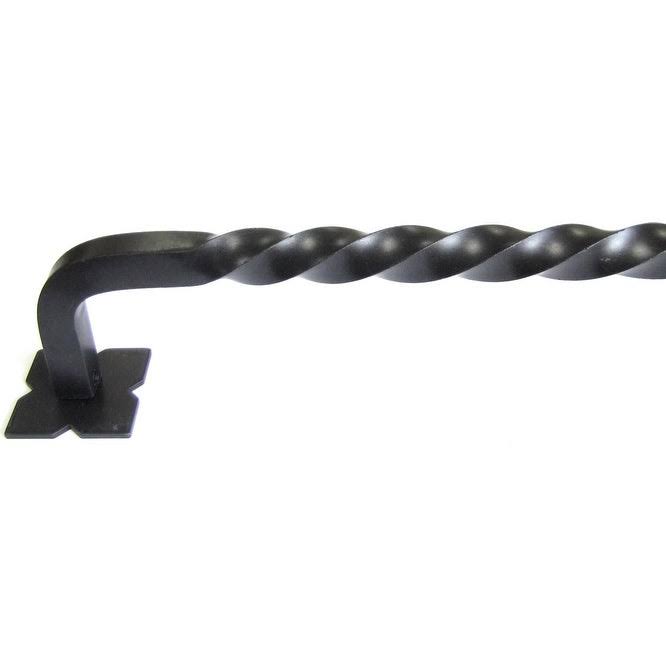 Top Knobs M1246-18 Normandy Twist Appliance Pull 18x22 - Patina Black
