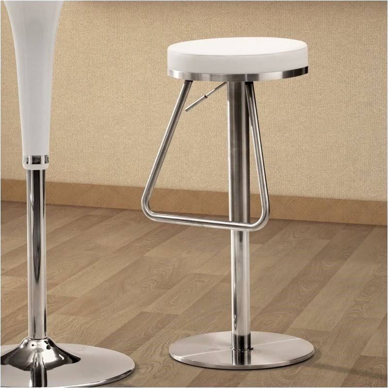 Brika Home Barstool in White - BR-370341