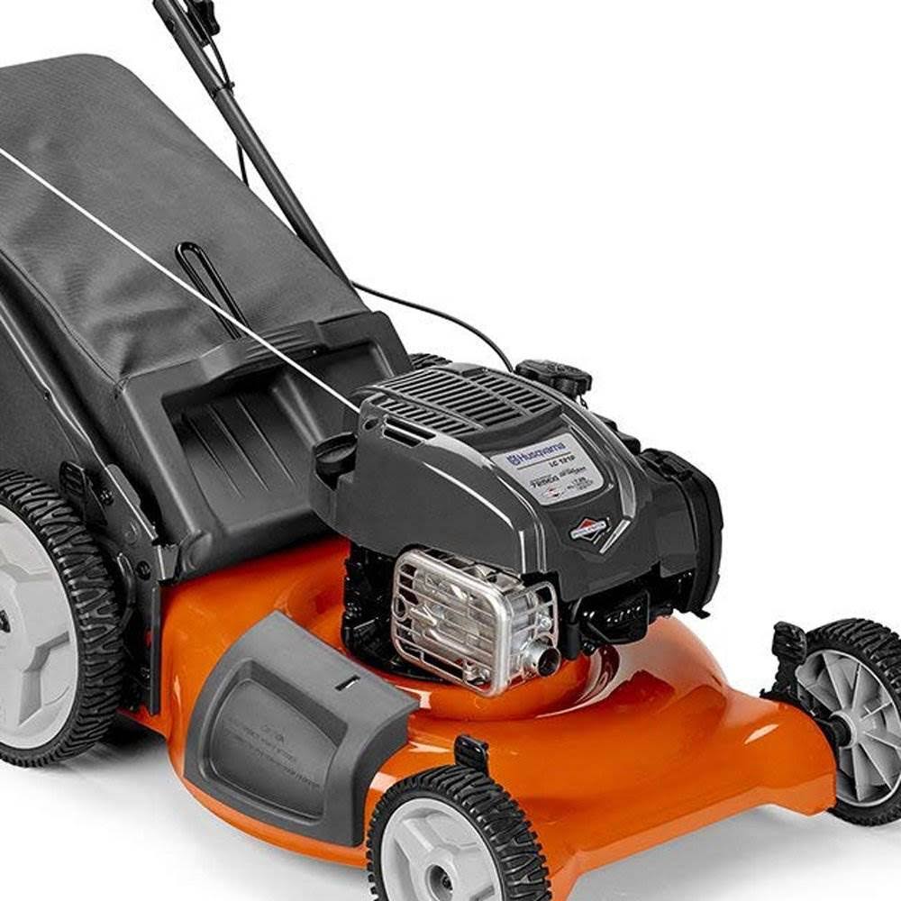 Husqvarna LC121P 21x22 High Wheel Push Lawn Mower - 163cc