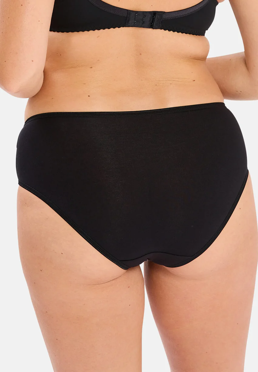 Lot de 3 slips Simplement Coton Noir
