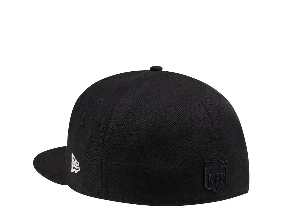 NFL Shield New Era Logo 59FIFTY Fitted Hat - Black