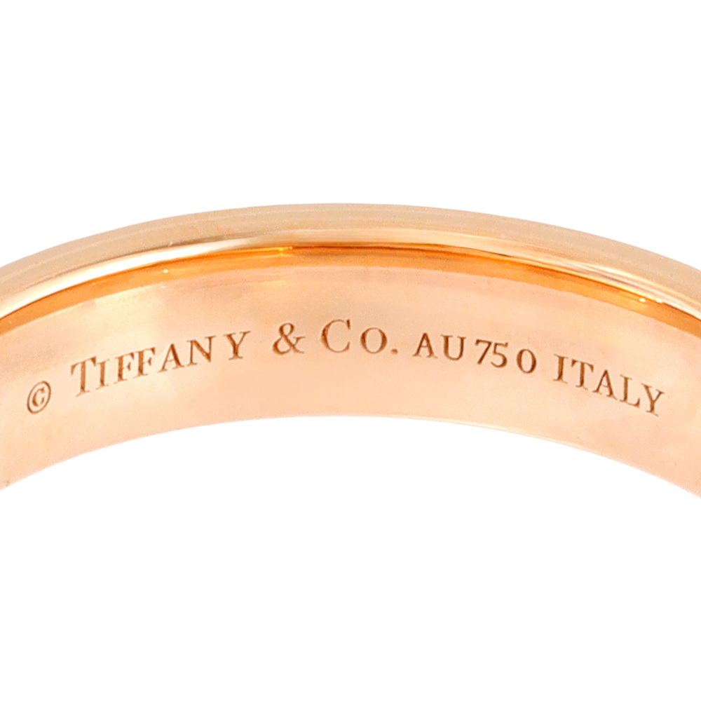 Tiffany & Co. Tiffany T Narrow Ring 18K Rose Gold Diamond 60151504