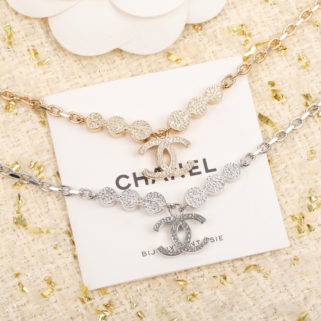 Chanel Cc Gold Necklace