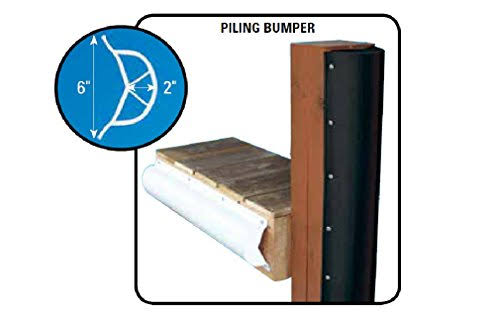 Dock Edge Piling Bumper 6& White