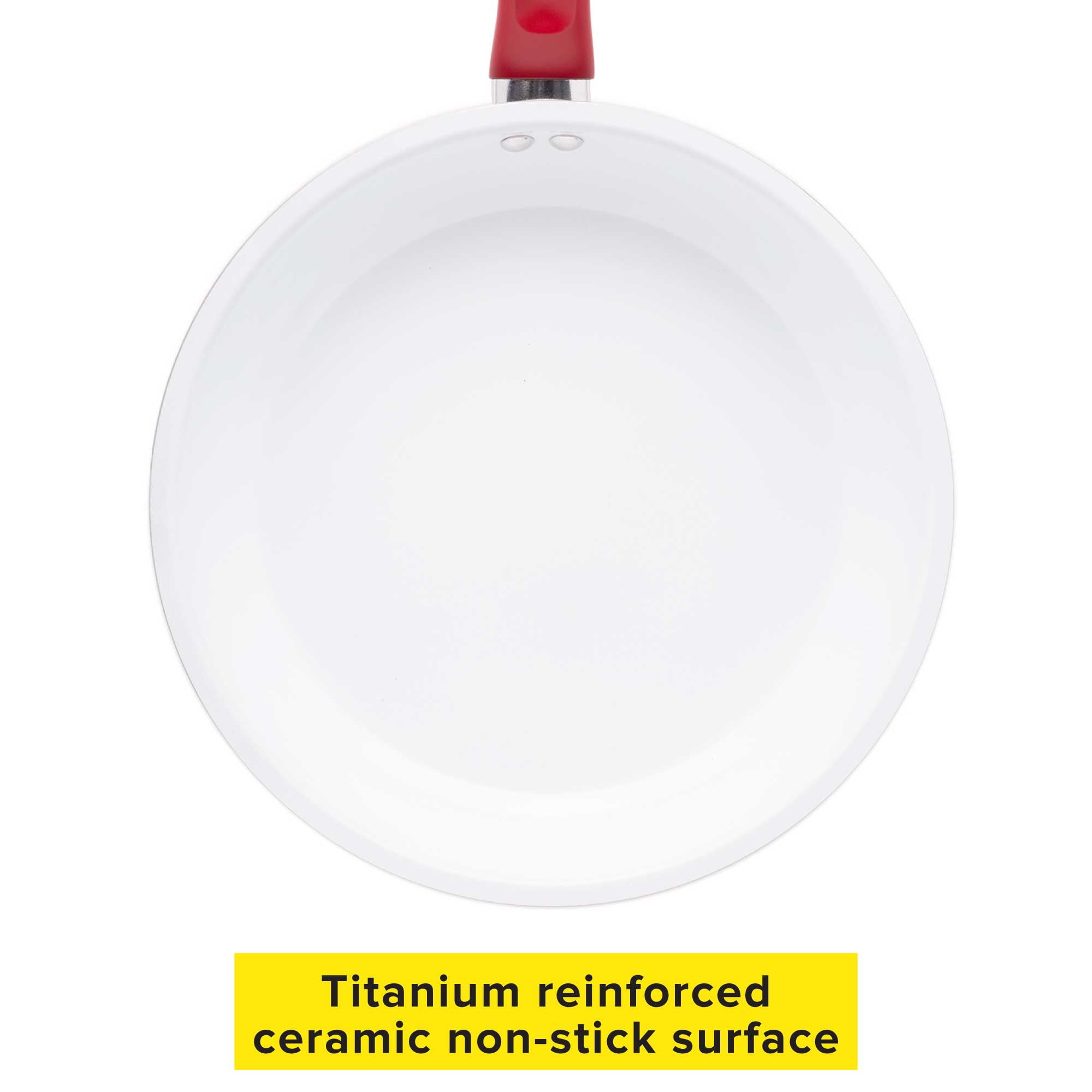 Tasty 24 Piece Titanium Ceramic Non-Stick Cookware Set, Dishwasher Safe