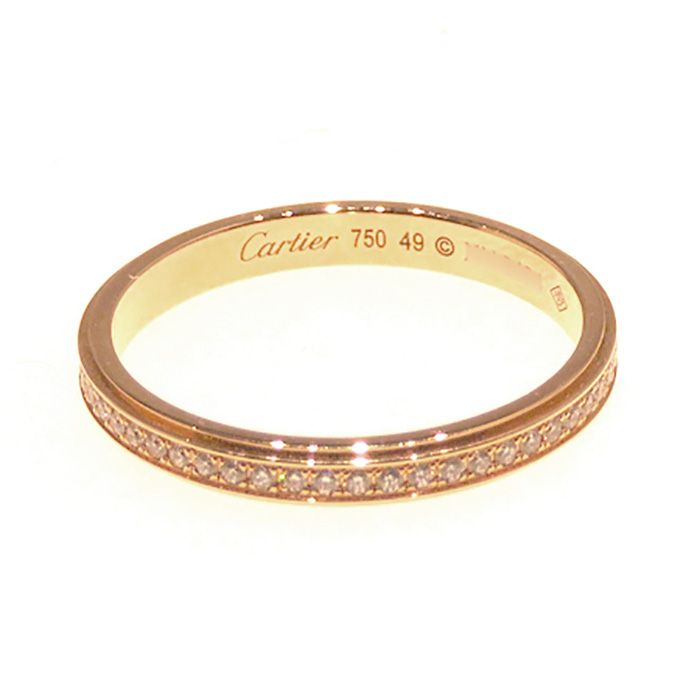 Cartier Damour Full Eternity Ring K18PG Pink Gold Ring