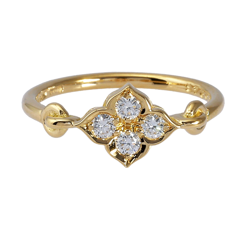 Cartier Hindu Ring 18K Yellow Gold Diamond