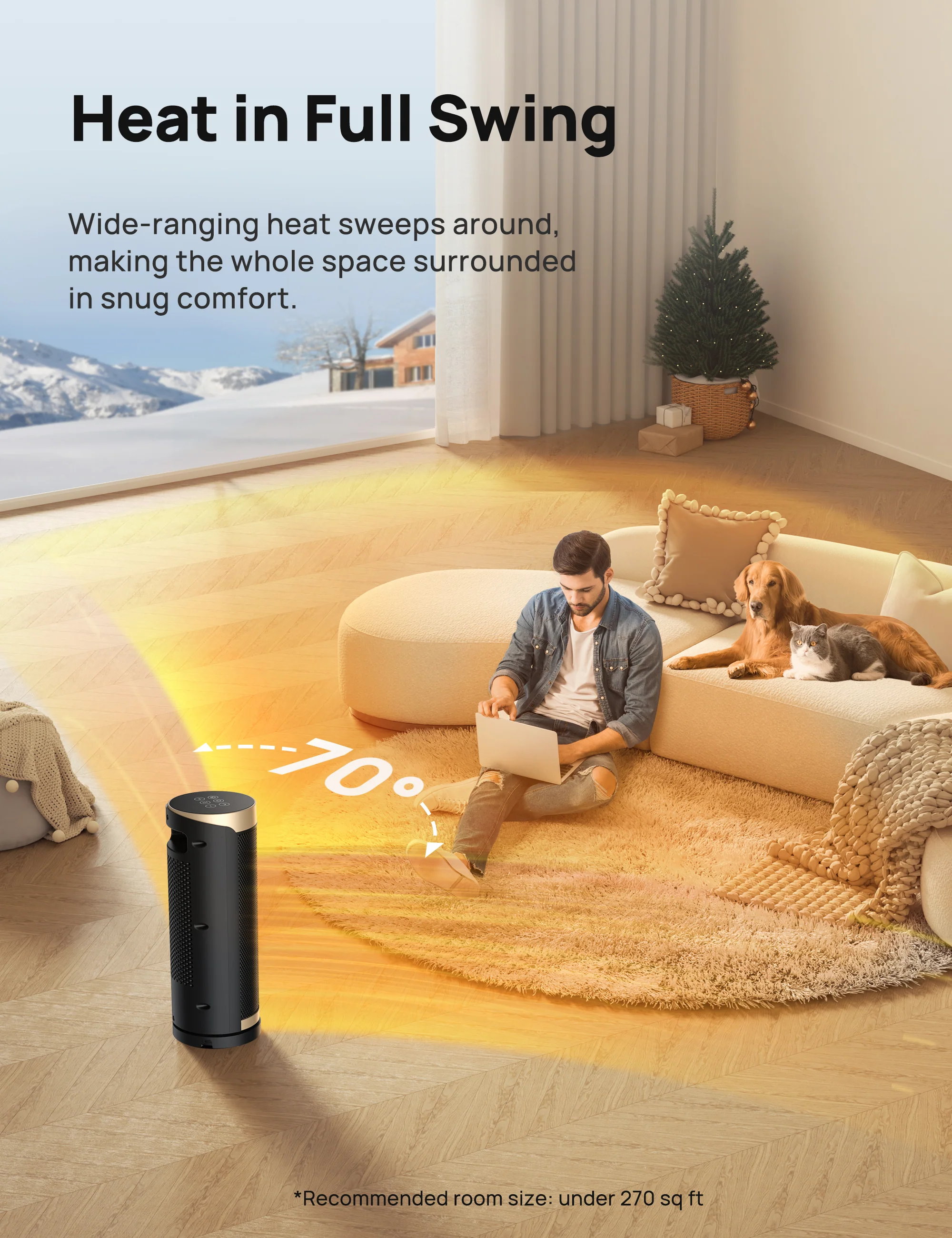 Space Heater Solaris Slim H3