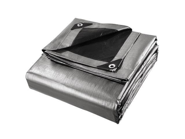 Yescom 18x24 ft Waterproof Poly Tarp with 25 Ball Bungees Protect Cover 10mil Tarpaulin
