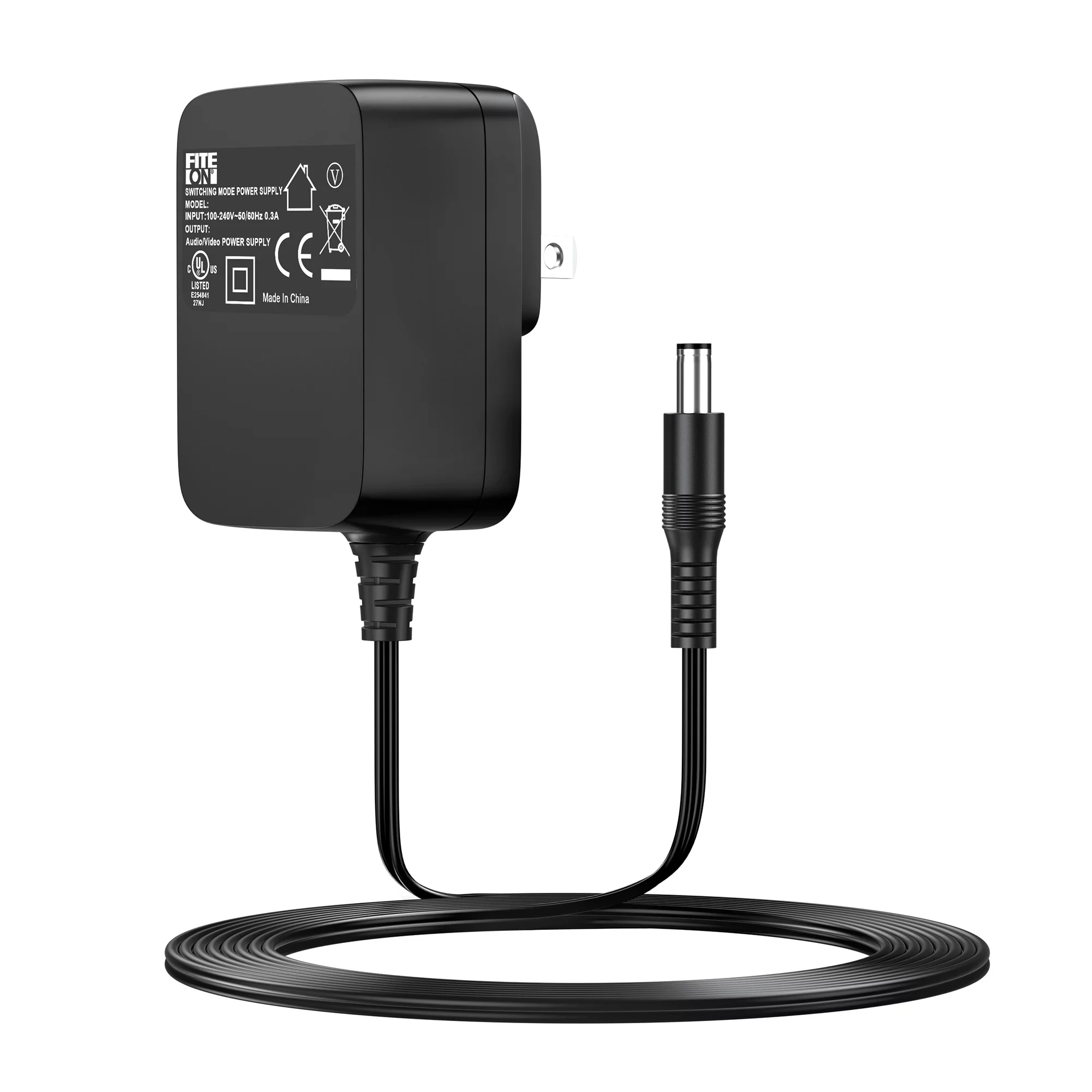 FITE ON UL Listed AC / DC Adapter For Roland Boss ME-33 Micro-BR Switching Power Supply Cord Cable PS Wall Home Charger Input: 100 - 240 VAC 50/60Hz Worldwide Voltage Use Mains PSU