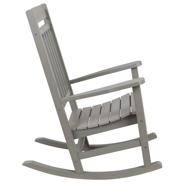 2 Pack AllWeather Faux Wood Rocking Chair