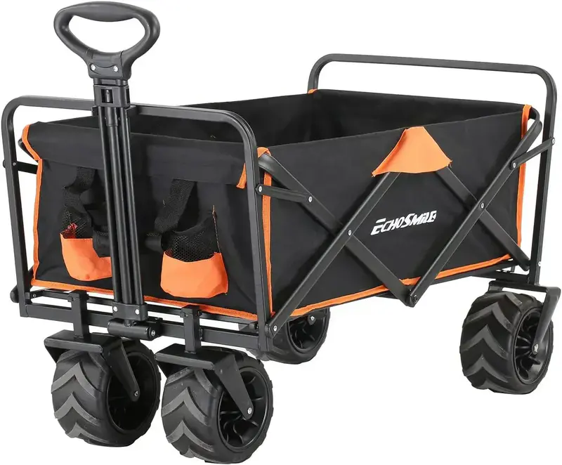 Portable Grocery & Camping Cart – 350 lb Capacity, Lightweight Foldable Caravan Design