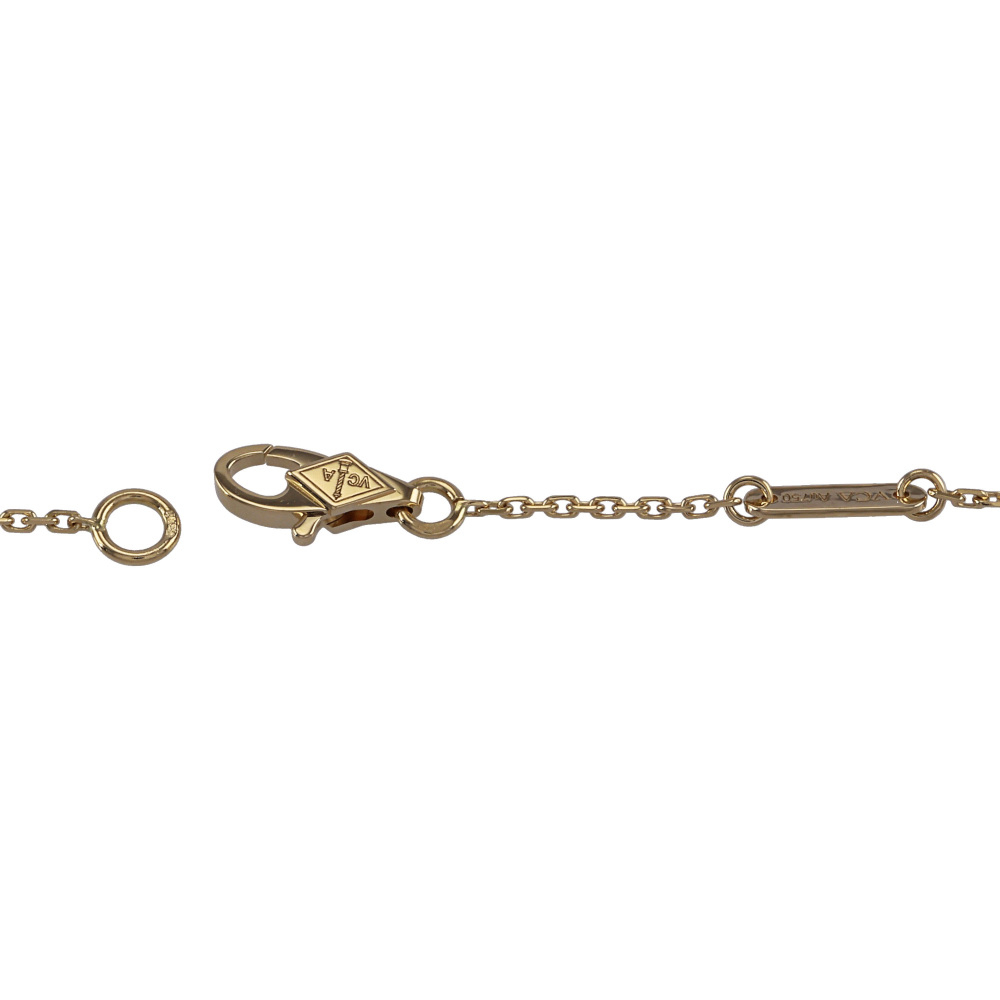 Van Cleef & Arpels Frivole Necklace 18K Yellow Gold Diamond VCARP0J100