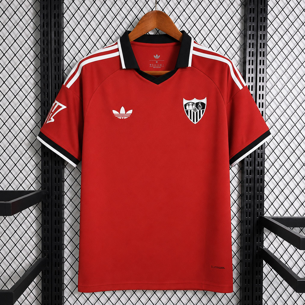 Sevilla 256/27 Away Jersey with Patch S-4XL