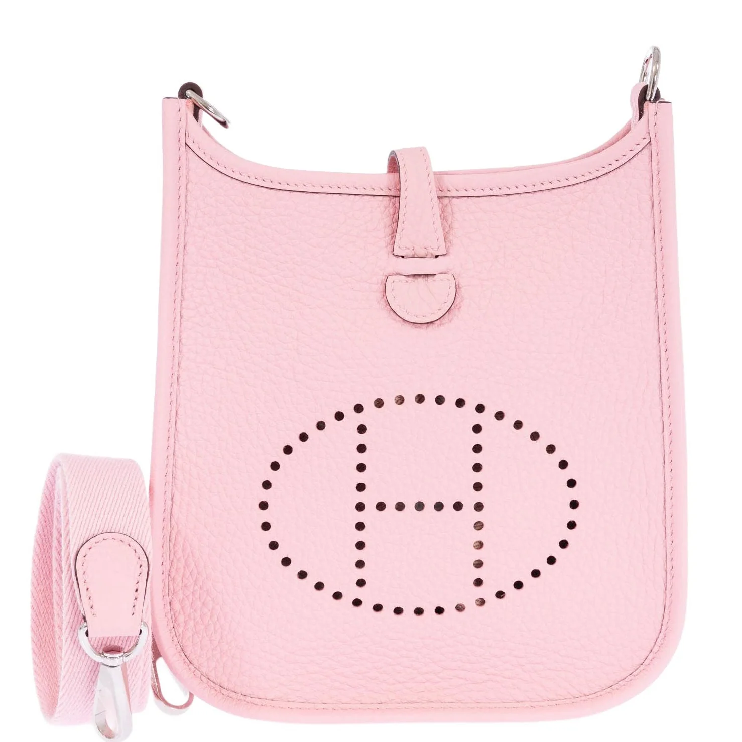 Hermès Evelyne 16 TPM Rose Sakura Clemence Palladium Hardware