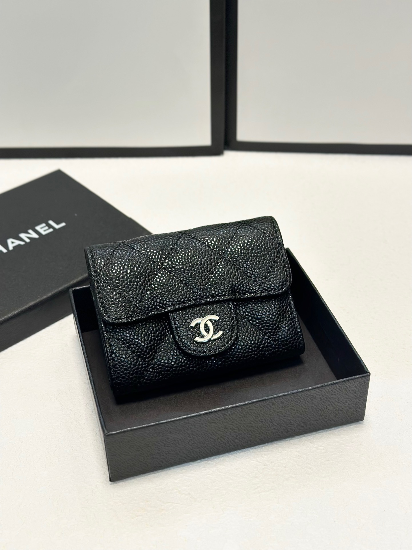 Chanel Genuine Leather Card Holder - cnluxepick