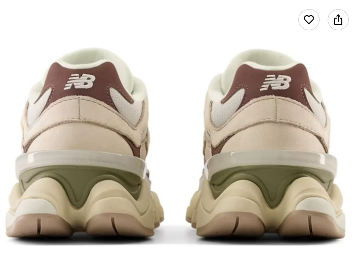 New Balance 9060 Brown U9060FNA(YC) Casual Running Sneakers
