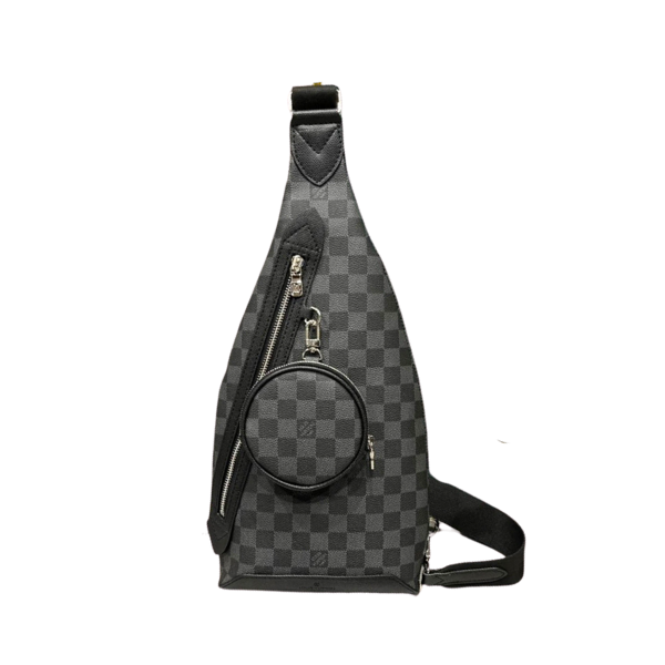 Louis Vuitton Duo Sling Bag Caro 42cm Black