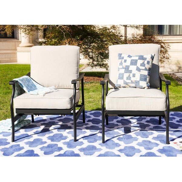 PATIO FESTIVAL Rocking Motion Chair (Set of 2)
