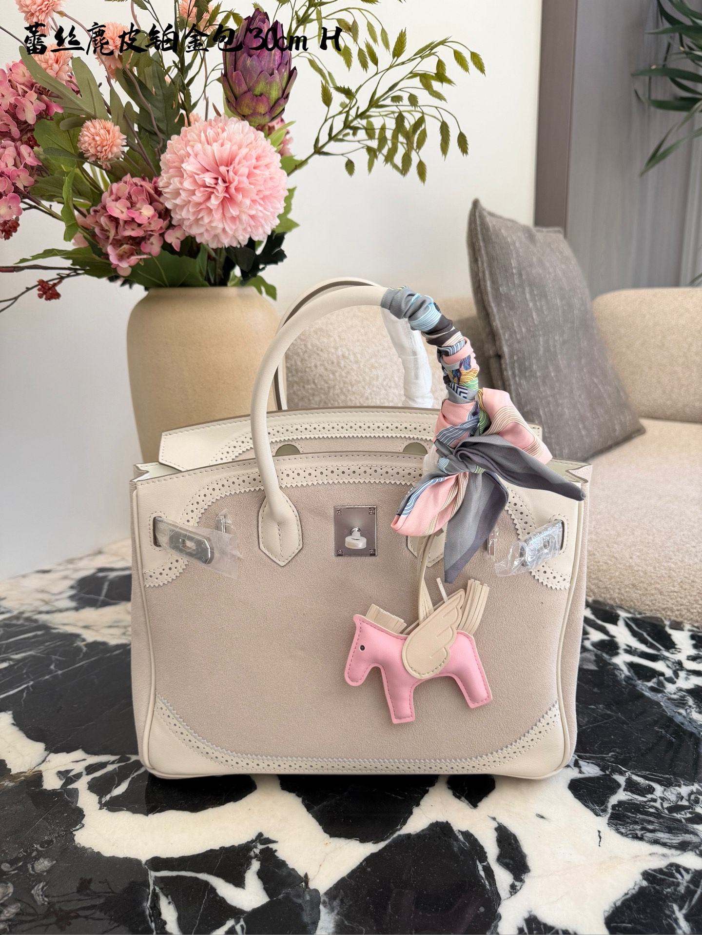 Hermès Birkin 30 Pearl White Birkin Bag - cnluxepick