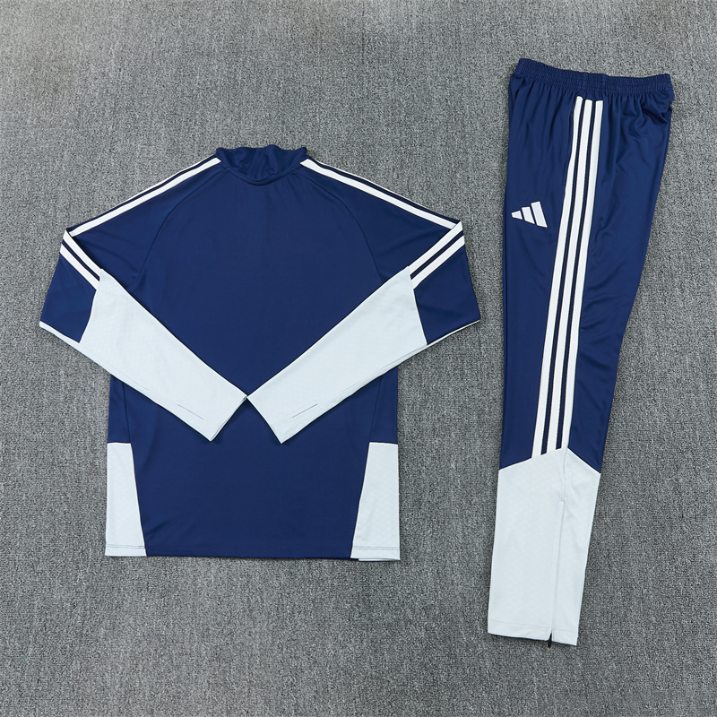 Adult / Kids 2627 Real Madrid Half Zipper Training Suit