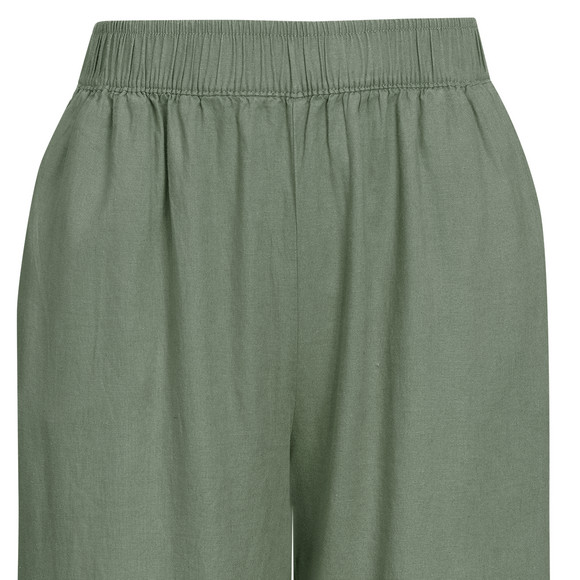 Gina Benotti Damen Leinen-Culotte mit Elastikbund