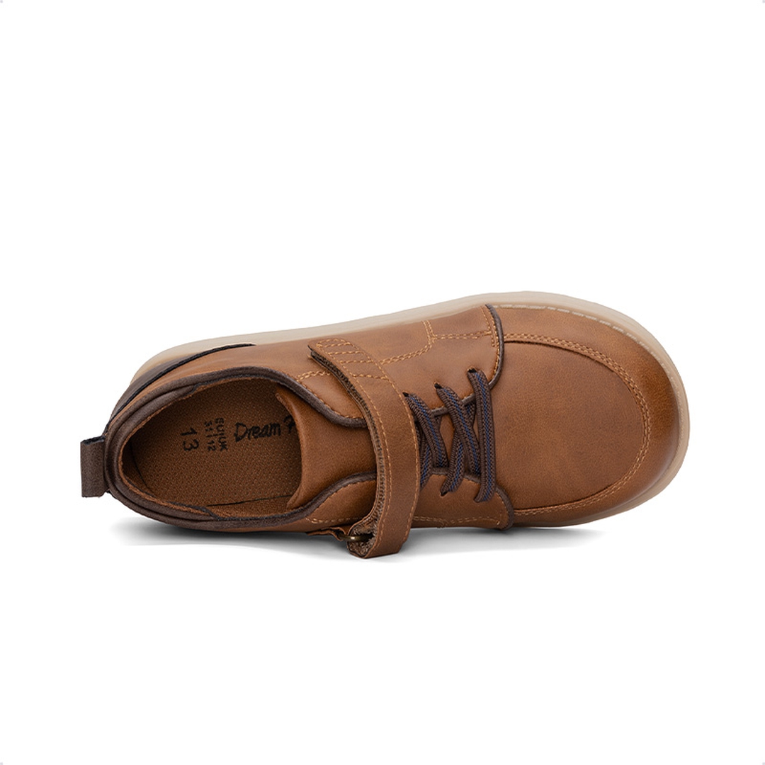 Boys' Anti-Slip Cushioned Leather Sneakers