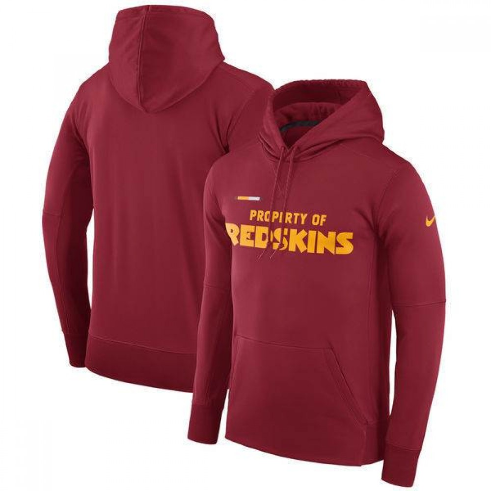 Men's Washington Commanders Red Club Therma NFL Pullover Hoodie