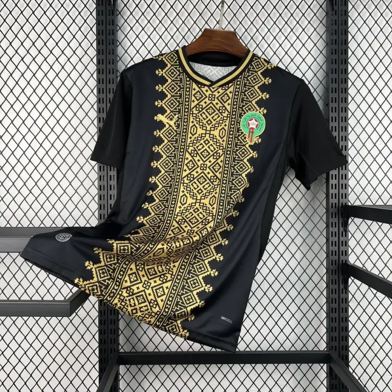 Morocco 26/27 Black Jersey S-XXL