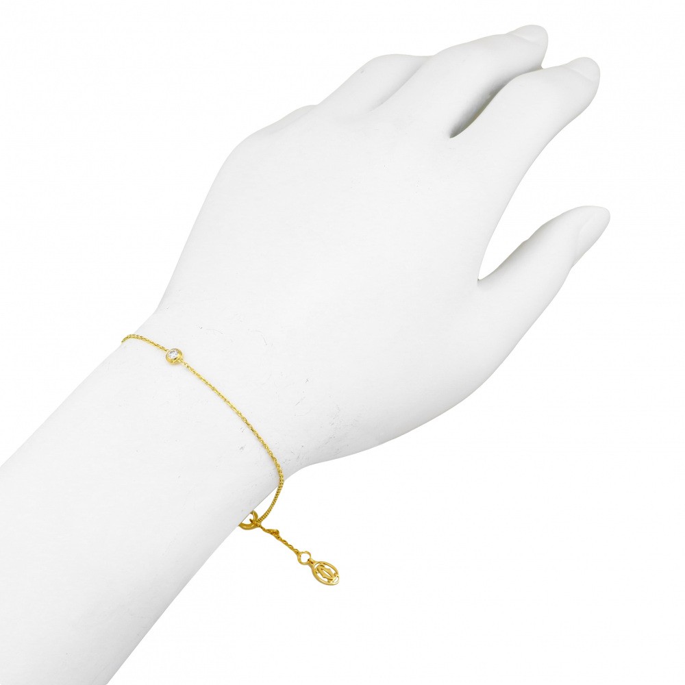 Cartier Damour (diamant Leger) Xs Bracelet 18K Yellow Gold Diamond
