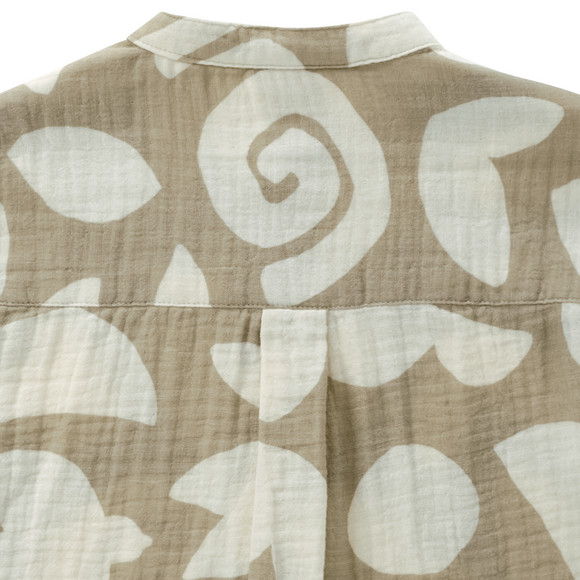 Topolino Pure Collection Jungen Musselinhemd mit Allover-Muster