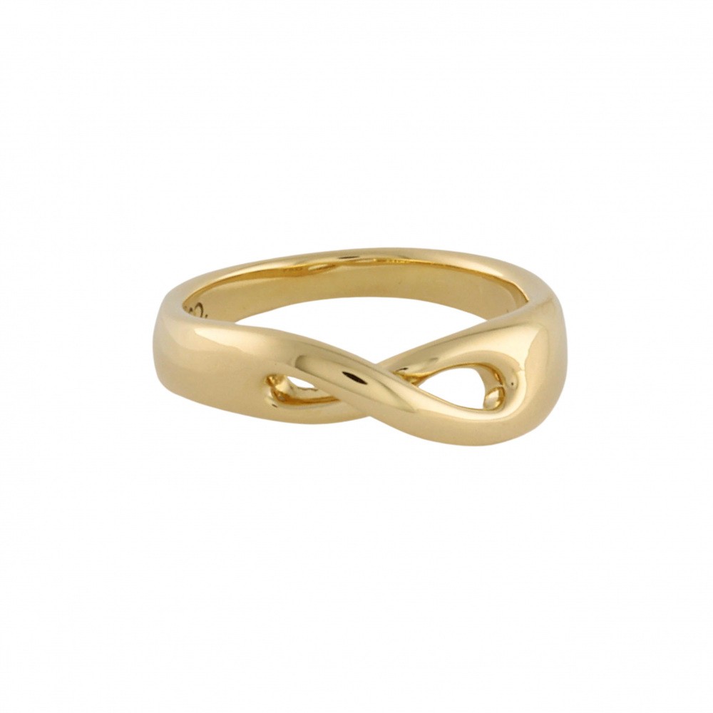 Tiffany & Co. Tiffany Infinity K18YG Yellow Gold Ring