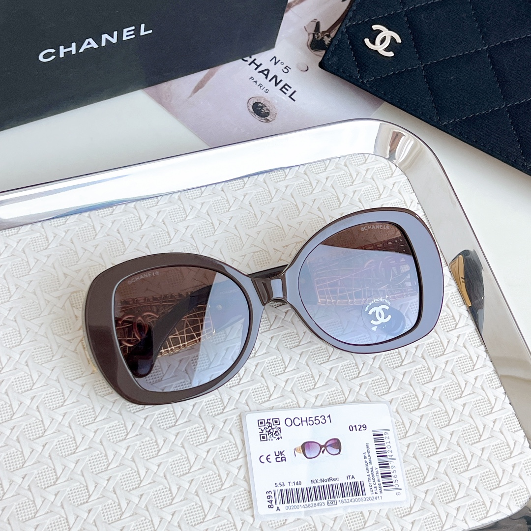 Chanel high-end version hidden anklet sunglasses - cnluxepick