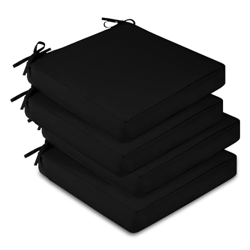 downluxe Waterproof Outdoor Chair Cushions Set of 4, 19