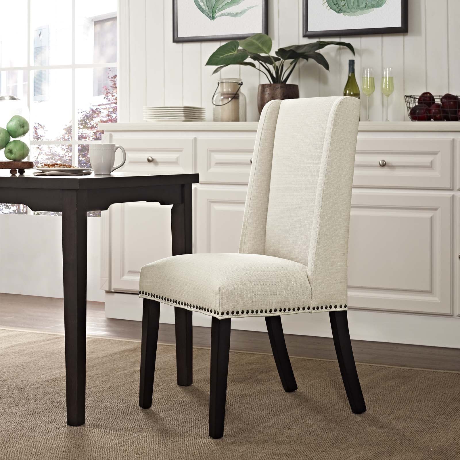 Modway Baron Upholstered Dining Side Chair, Multiple Colors