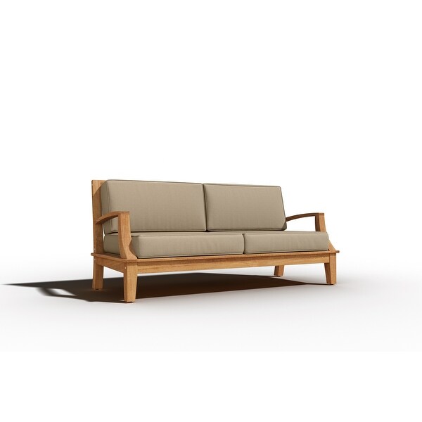 Eliane Teak Sofa with Sunbrella Cushion
