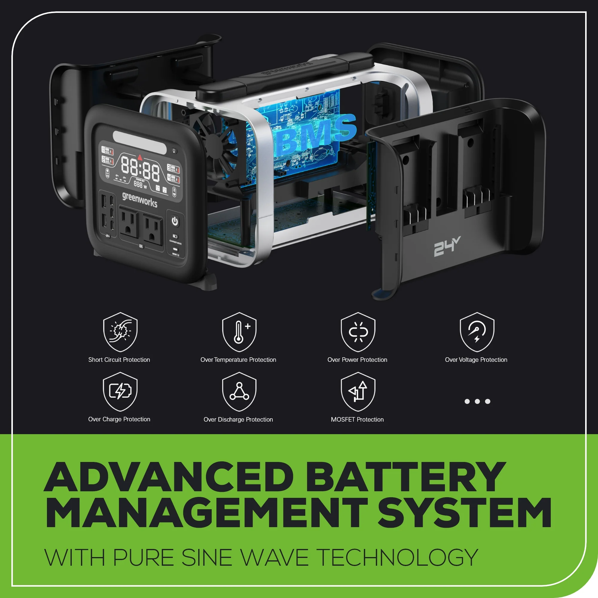 2026 24V 500W Portable Power Station (Tool Only)
