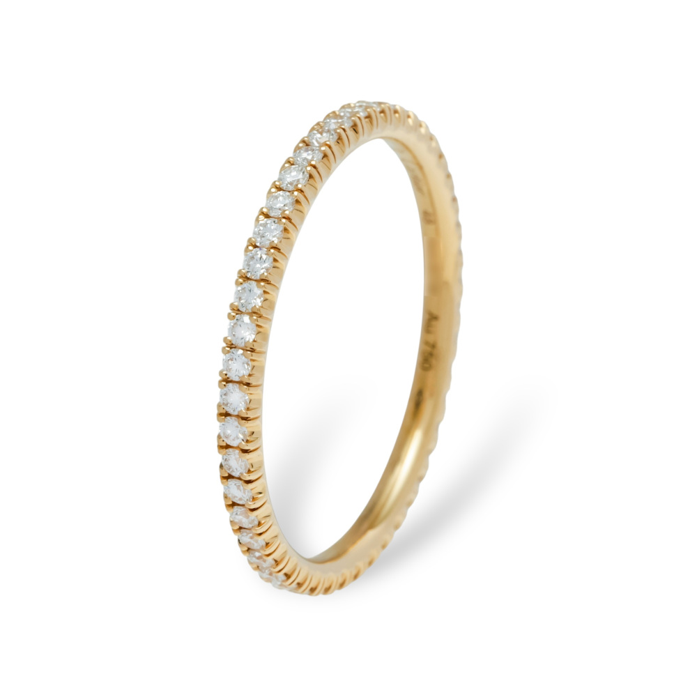Cartier Ethancel Do Ring 18K Yellow Gold Diamond B4086300