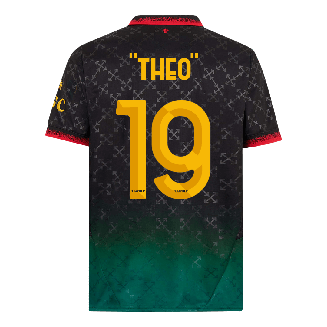 THEO #19 AC Milan Fourth Away Soccer Jersey