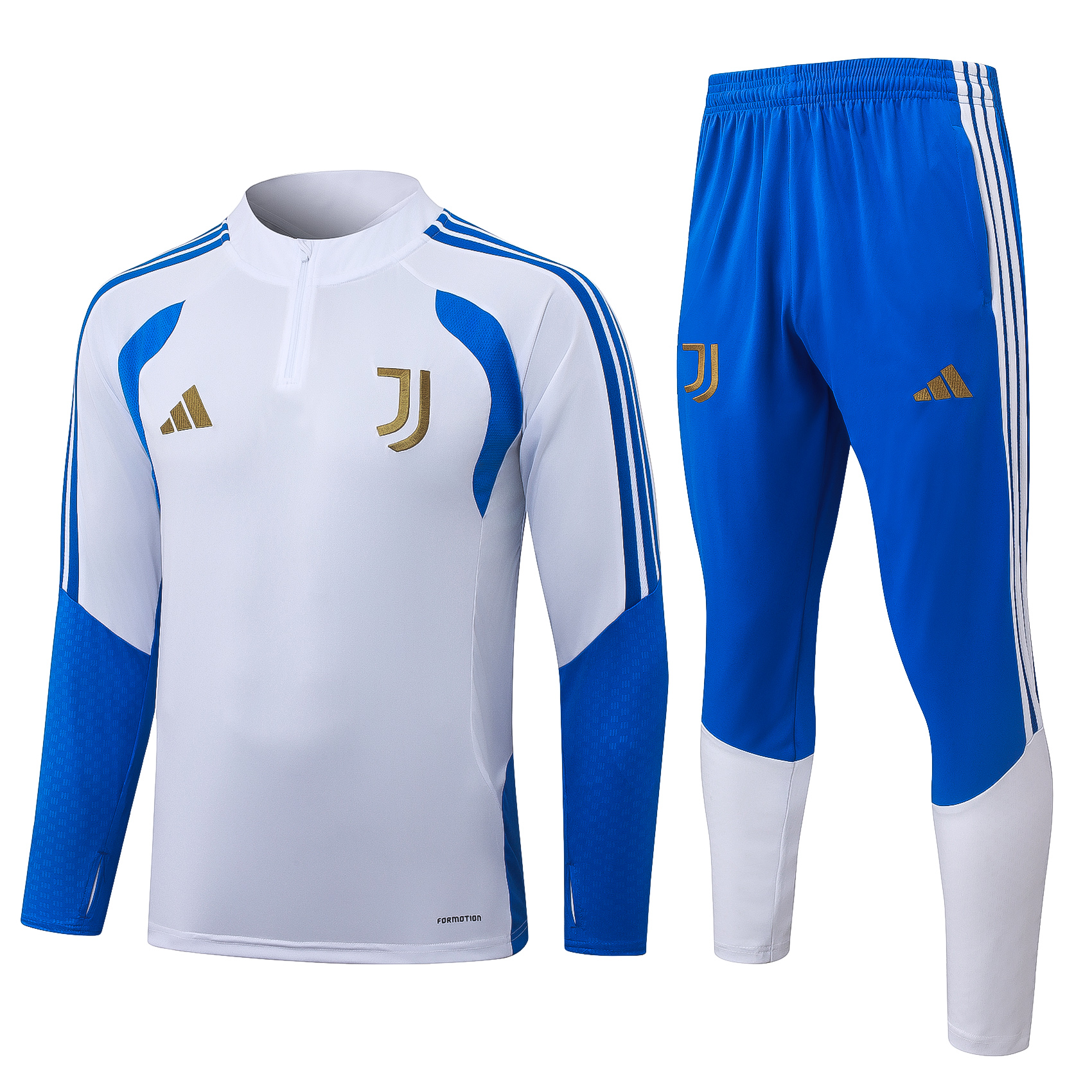 Adult/ Kids Juventus Half Zipper Training Suit 2